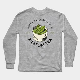 Happiness in every Infusion Kratom Long Sleeve T-Shirt